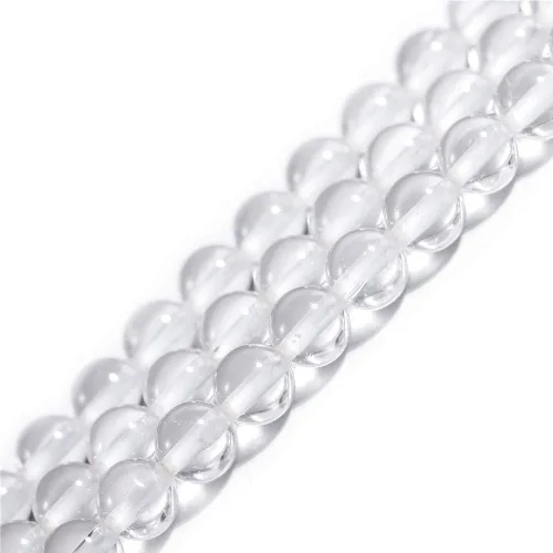 Miniatura 124 de GEM-Inside - Cuentas redondas de ágata de ónix azul claro natural de 0.394 pulgadas (0.394 in) con agujero grande para hacer joyas, suministros