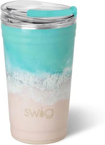 Miniatura 13 de Swig Life - Vaso aislante de 22 onzas, vaso de viaje para café con tapa, taza de café para viaje compatible con portavasos, de acero inoxidable