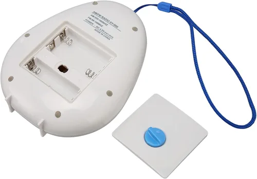 Miniatura 7 de Radio de ducha a prueba de agua, radio de baño portátil AM FM con altavoz integrado, para fácil sintonización y control de volumen