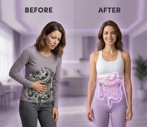 Miniatura 7 de Restablece tu intestino y siéntete más ligero - Suplementos de hierbas ParaCleanse para humanos, fórmula para el equilibrio interno, comodidad
