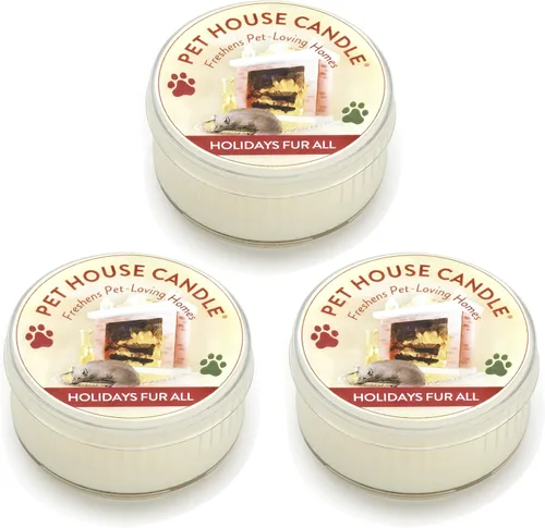 Miniatura 17 de Pet House - Mini velas para olor de mascotas, a base de plantas, velas perfumadas aptas para perros y gatos, té verde lavanda, paquete de 3
