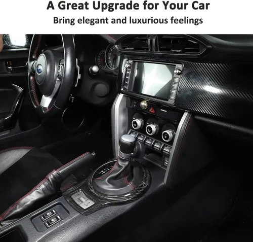 Miniatura 5 de YIWANG Adhesivo decorativo para marco de cambio de marchas interior de automóvil para Subaru BRZ Toyota 86 2013-2020 accesorios