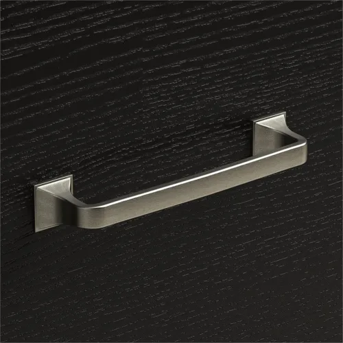 Miniatura 7 de Bush Furniture Woodland - Banco de zapatos pequeño de 24 W con cajón en roble de gamuza negra Organizador estrecho de calzado para entrada