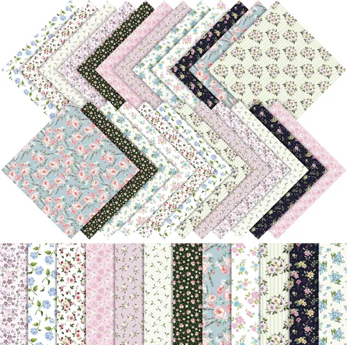 TaoBary 36 hojas de papel de álbum de recortes de flores, papel vintage de 12 x 12 pulgadas, cartulina floral decorativa para álbumes de fotos,