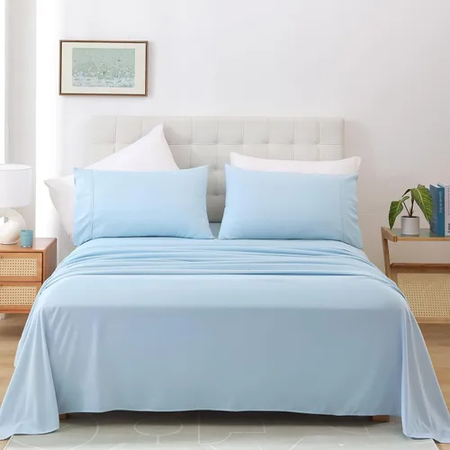 Miniatura 15 de Whitney Home Textile - Juego de sábanas tamaño King, sábanas de microfibra suaves de hotel tamaño King, bolsillo extra profundo, juegos de sábanas