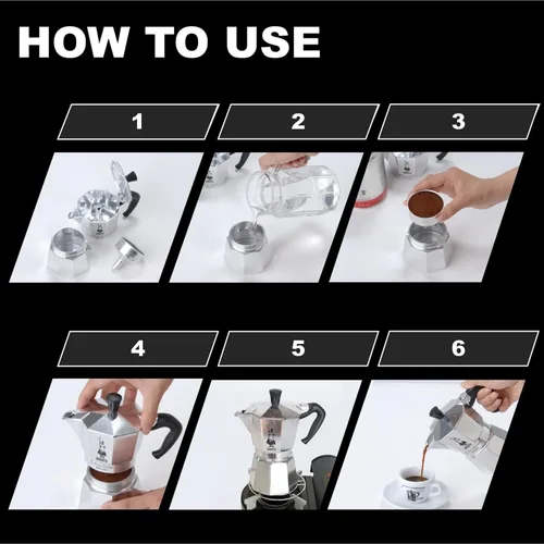 Miniatura 4 de Bialetti Moka Express - Máquina de café expreso de 9 tazas y placa de inducción