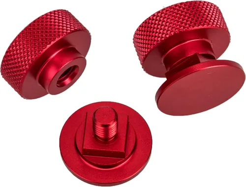 Miniatura 5 de 3mirrors Capucha de soldadura (Pipeliner) Casco, accesorios de repuesto para casco, tornillos, capó abatible, aluminio, 1 par