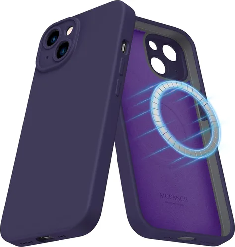 Miniatura 35 de Funda de silicona con soporte para iPhone 17 Pro [compatible con MagSafe] [Protección completa de la cámara] (6.3 pulgadas 2025), fundas de teléfono
