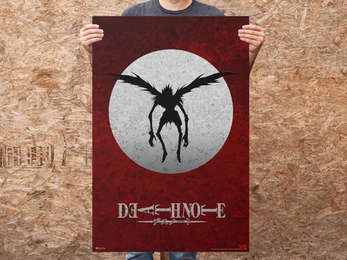 Miniatura 3 de Póster de Death Note de la serie manga de anime, decoración de habitación de adolescentes, póster de 12 x 18 pulgadas
