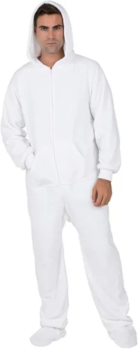 Miniatura 3 de Footed Pajamas - Adult Chenille Hoodie Onesies One-Piece Pajama Jumpsuits for Men and Women Pjs Unisex