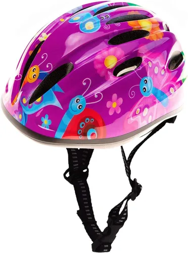 Miniatura 10 de Casco de bicicleta súperligero rosa para niñas pequeñas y bebés. Ángel