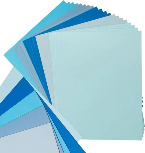 30 hojas de papel de cartulina de tonos de color 250GSM de 8.5x11 pulgadas, papel grueso para tarjetas de cumpleaños, invitaciones y manualidades
