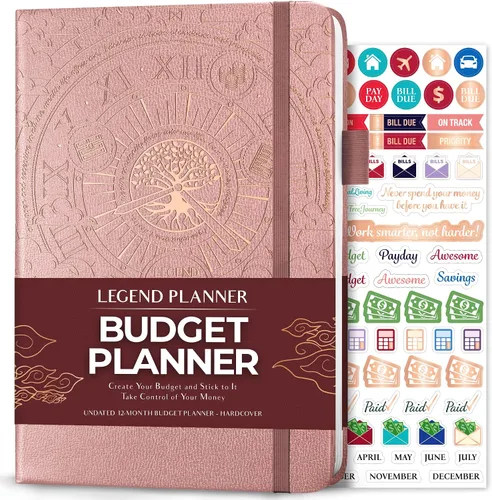 Miniatura 15 de Legend Budget Planner - Libro organizador financiero, cuaderno de cuentas de dinero y seguimiento de gastos para presupuestos mensuales del hogar