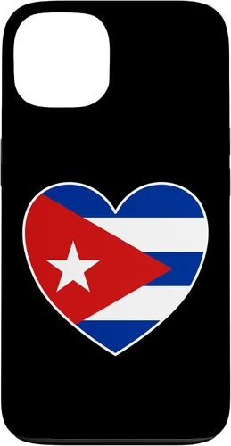 Miniatura 7 de iPhone 13 Pro Max I Heart Cuba - Divertida funda con bandera cubana