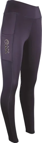 AK Oreo AKRS-6052-01 - Medias de equitación transpirables de tiro alto con agarre de silicona para asiento completo