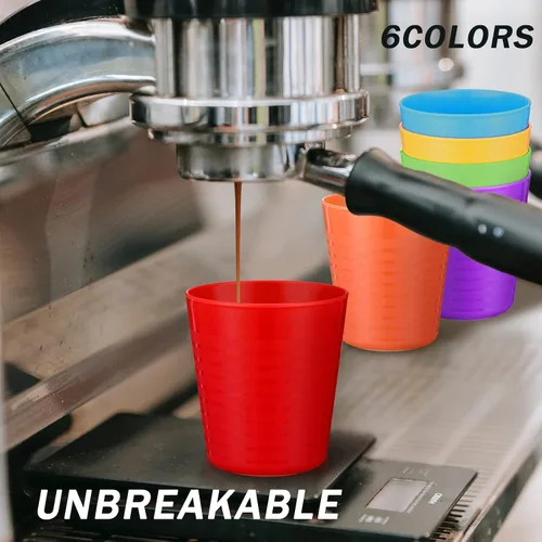 Miniatura 2 de Eccliy 36 vasos para niños a granel, vasos de plástico de 8 onzas, irrompibles, reutilizables, apilables, 6 vasos de colores surtidos para niños