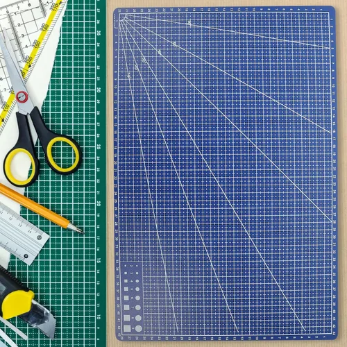 Miniatura 5 de Almohadilla de corte acolchado de doble cara A3 Material Pp 17.71x11.81 pulgadas Esteras de grabado para manualidades