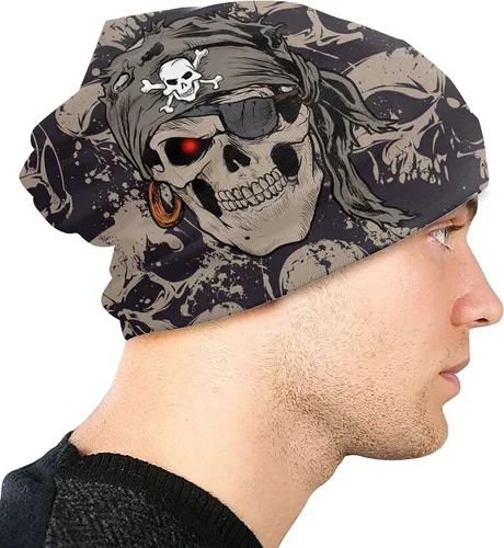 Miniatura 7 de Black Cat Slouchy Beanie Multifunction Chemo Skull Caps Headwear Hats Turban Unisex
