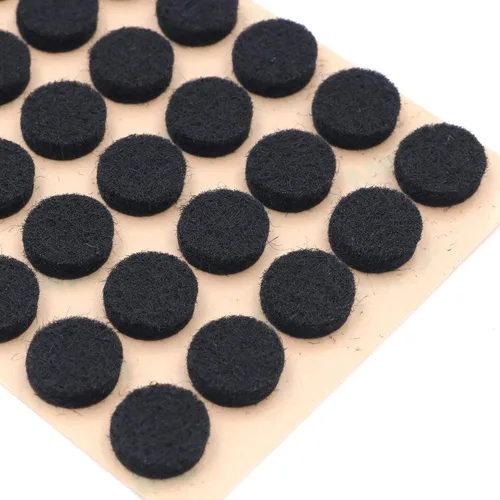 Miniatura 9 de Almohadillas de fieltro para muebles de 3/8 pulgadas de diámetro, redondas 3M, autoadhesivas, protegen gabinetes de cocina, cajones, escritorios
