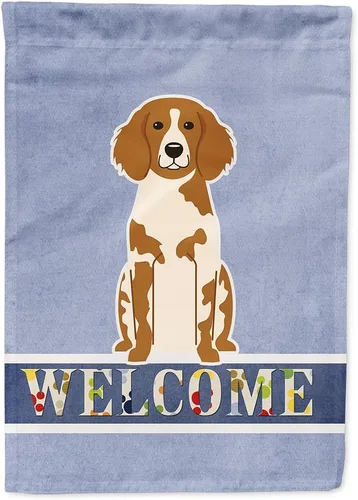 Miniatura 191 de Caroline's Treasures BB5622GF Airedale - Bandera de bienvenida para jardín, bandera decorativa para patio, exteriores, patio, parterres