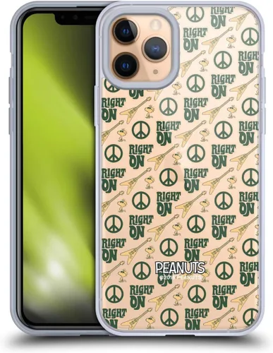Miniatura 87 de Head Case Designs Funda de gel Woodstock 50th con licencia oficial de Peanuts Snoopy Guitar 1969 [protección de grado militar] compatible con Apple