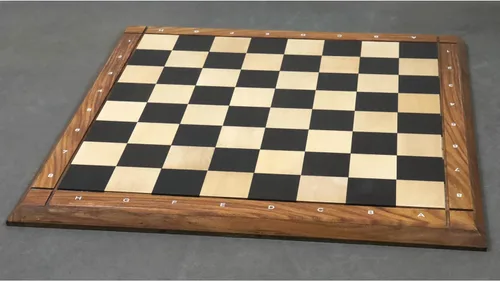 Miniatura 8 de Players Choice - Tablero de ajedrez de madera de arce y ébano con anotaciones, cuadrado de 2.165 in, acabado mate