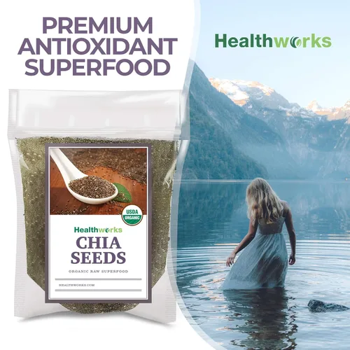 Miniatura 5 de Semillas de chía Healthworks de 3 libras y 6 libras