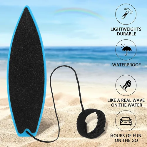 Miniatura 5 de Aster Paquete de 10 tablas de surf con dedo, mini juguetes de surf de viento, tablas de surf para dedos, surf el viento, tabla de surf con la punta