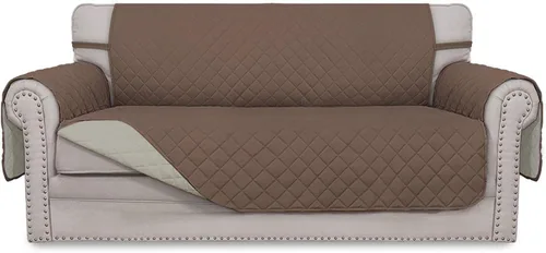 Miniatura 285 de Easy-Going - Funda para sofá, futón y sillón sin reposabrazos, reversible, resistente al agua, para mascotas y niños (azul oscuro/azul claro)