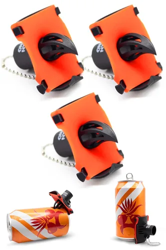 El Krak'in 2.0 (Paquete de 3) - Innovadora herramienta de escopeta con embudo incorporado - Ideal para tailgate, campo de golf, playa, graduación,