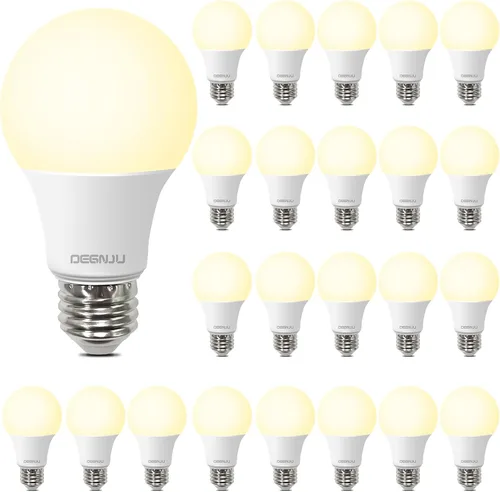 Miniatura 18 de DEGNJU Bombillas LED A19, bombillas LED equivalentes a 60 W, blanco suave 2700 K, 800 lúmenes, base estándar E26, no regulable, bombillas LED