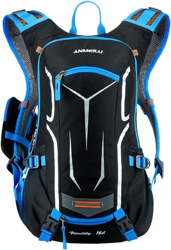 Miniatura 12 de Mochila de ciclismo al aire libre, 18L, color negro