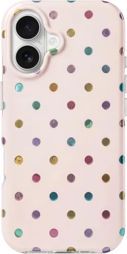 Miniatura 132 de Hython Funda para iPhone Air, diseño estético de lunares lindos, funda simple de 6.5 pulgadas, delgada, antiarañazos, parachoques de TPU suave, a