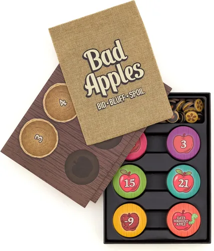 Miniatura 5 de Lost Boy Entertainment Bad Apples - Juego de mesa - Juegos familiares - Juegos de fiesta - para adultos y adolescentes - Estrategia - Pujas