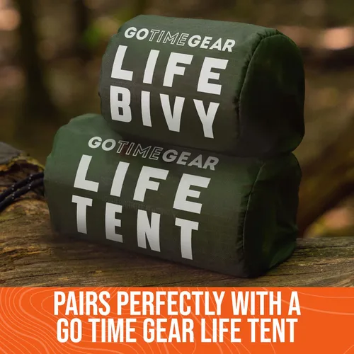 Miniatura 9 de Go Time Gear Life Bivy Emergency Survival Sleeping Bag Thermal Bivy - Use as Emergency Bivy Sack, Survival Sleeping Bag, Mylar Emergency Blanket