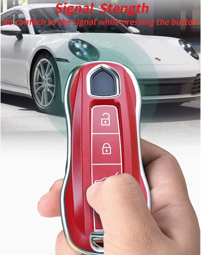 Miniatura 4 de Funda para llaves de coche adecuadas para Porsche Panamera 2010-2019 Cayenne 2011-2020 911 2013-2020 Macan 2014-2019 Boxster 2013-2016 Cayman