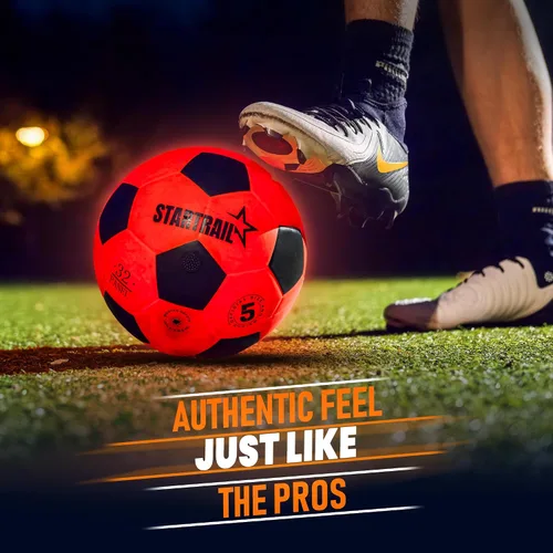 Miniatura 7 de Balón de fútbol iluminado, bola que brilla en la oscuridad NO 5, regalos de fútbol para niños de 8 a 12, 12 a 14 años, ideas de regalo para niños