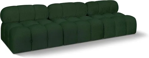 Miniatura 55 de Meridian Furniture 611Cream-S68A Colección Ames Moderno Sofá modular contemporáneo con tela de boucle color crema, modular para crear