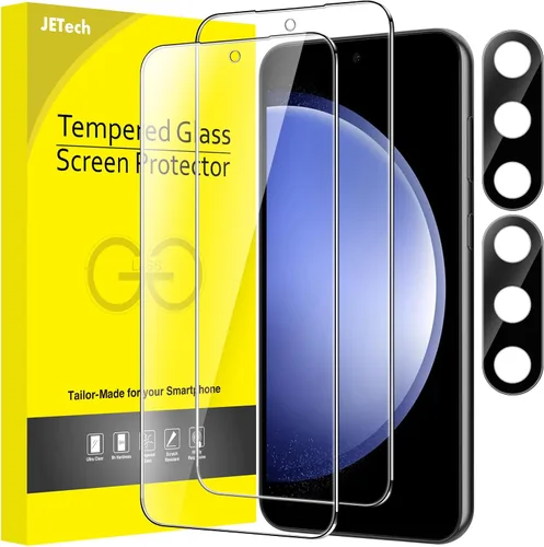 Miniatura 11 de JETech - Protector de pantalla para Samsung Galaxy S20 FE de 6.5 pulgadas con protector de lente de cámara, película de vidrio templado, compatible