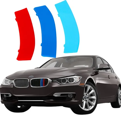 Miniatura 10 de Insertos de Parrilla Automotriz para BMW Serie 3 E92 E93 320i 325i 330i 335i 2006-2009 (Solo Compatible con 14 Vigas), Accesorios de Parrilla Frontal
