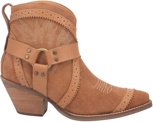 Miniatura 3 de Dingo Botines de goma para mujer, estilo casual, color marrón