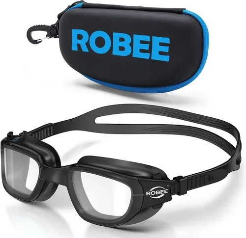 Miniatura 11 de Robee Gafas de natación, gafas de natación polarizadas para adultos, para hombres, mujeres y jóvenes, gafas de piscina de agua