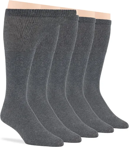 Miniatura 59 de 7BIGSTARS KINGDOM Calcetines de algodón para hombre, diabéticos, no vinculantes, paquete de 5 unidades, talla L/XL, Azul mezclilla, verde oliva