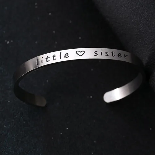 Miniatura 2 de BESPMOSP Big Sis Middle Sis Little Sis Sister - Pulsera para mujer y niña