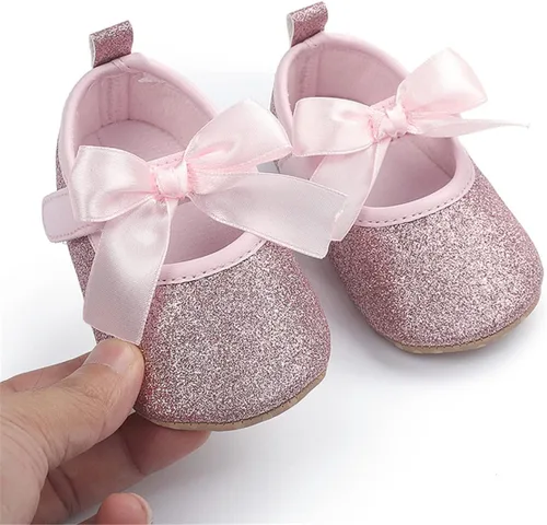 Miniatura 3 de LAFEGEN Zapatos de bebé para niña, antideslizantes, suela suave, de piel sintética, para bebé, Mary Jane, zapatos planos para primeros pasadores