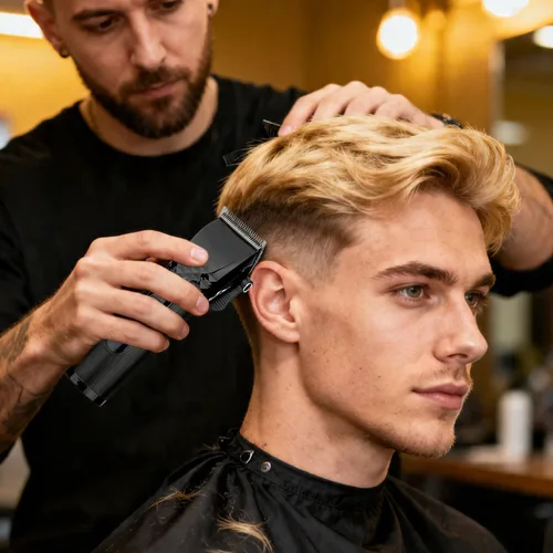 Miniatura 5 de Soonsell Cortapelos para hombres, juego de cortapelos y recortadora de peluquería profesional, cortadora de pelo inalámbrica para peluquero, juego