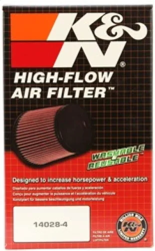 Miniatura 5 de K&N Filtro de Aire Universal con Pinzas de Alta Flujo Original de Toda la Vida: Alto Rendimiento, Premium, Lavable: Diámetro de Brida: 2.25