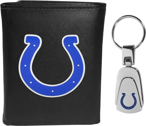 Miniatura 26 de Siskiyou Sports NFL unisex Tri-fold Wallet & Steel Key Chain