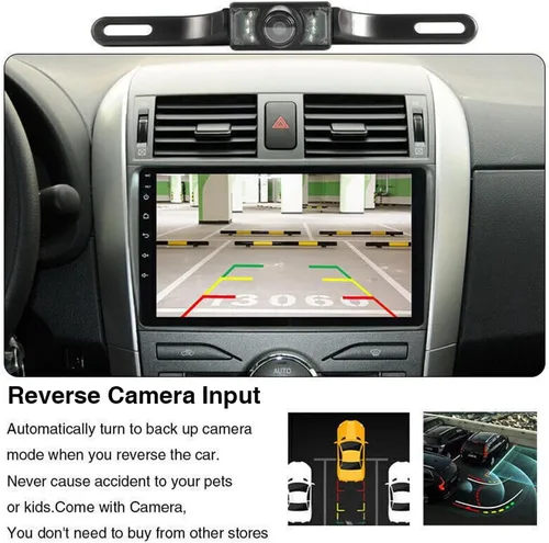 Miniatura 6 de Android 13 Estéreo de coche doble DIN compatible con C*orolla 2009-2013, 2G+32G 9 pulgadas pantalla táctil radio estéreo para coche con Carplay