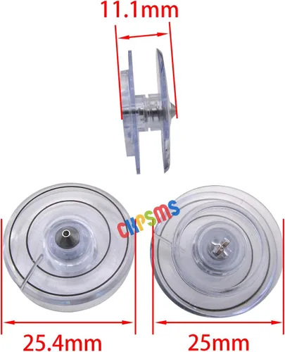 Miniatura 2 de ckpsms Marca - #312956 Bobinas de plástico compatibles con/repuesto para Singer Brand 2010, 4613-4663, 6234-6268, 7000-7060, 9113 (20 piezas)
